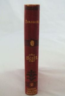 Antique Volume 7 Ivanhoe Handy Volume Waverley Sir Walter Scott Small