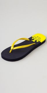Tory Burch Stacked T Flip Flops