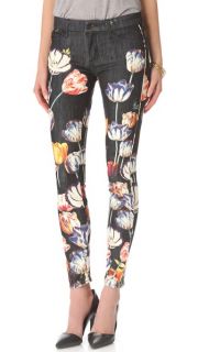 MOTHER The Looker Print Skinny Jeans