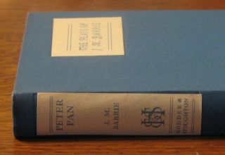 RARE J.M. Barrie PETER PAN: THE PLAY 1928 UK 1st Edition/1st Printing