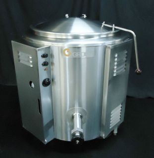 GROEN EE 40   40 GALLON STEAM JACKETED KETTLE 208V 3 PHASE ELECTRIC 60