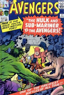 Jack Kirby Avengers 3 RARE Production Art Cover