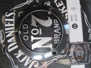 Jack Daniels old No7 evo /early twin cam Harley Davidson derby cover
