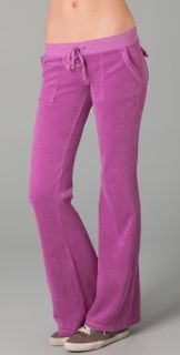 Juicy Couture Terry Flare Snap Pocket Pants