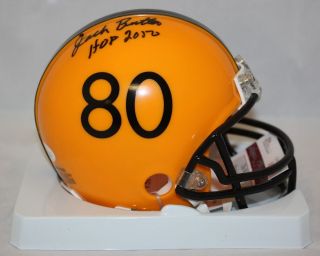 Jack Butler Autographed Pittsburgh Steelers Mini Helmet JSA