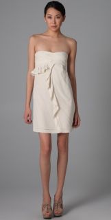 See by Chloe Strapless Wrap Ruffle Dress