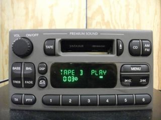 Jaguar s Type Factory Am FM Cassette Player Radio 00 01 02 XR8F 18K876