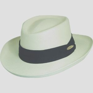 Panama Jack White Gambler Hat s M L XL Soft Toyo Straw Norman Style