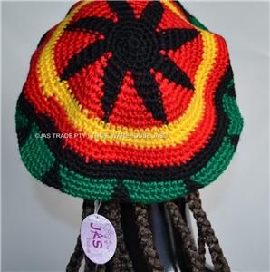  Costume Hippie 70s 70s Beanie Jamaica Jamaincan Tam Rasta Hat