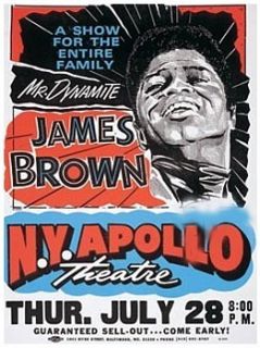 James Brown Concert Poster 