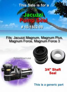 Jacuzzi Pump Magnum Seal 10150209