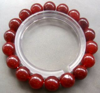 Red Jade Beads Tibetan Mediation Prayer Yoga Bracelet