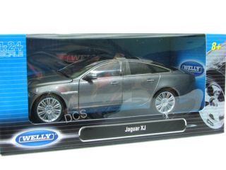Welly Jaguar XJ Gray Diecast Car 1 24 New in Box