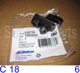  H3 Colorado Canyon Door Jamb Switch Factory GM C18 3Z Qty 1