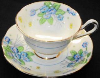 Royal Albert Risen Accent Corsage Tea Cup and Saucer Teacup