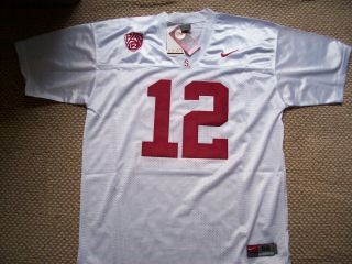 Stanford Cardinal Andrew Luck 12 Jersey White