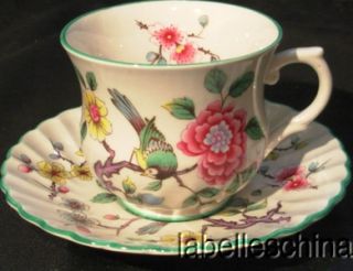 James Kent Old Foley Chinese Rose Teacup and Saucer Crz