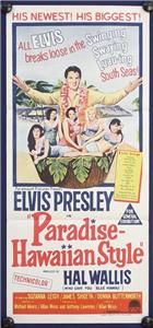 ELVIS PARADISE HAWAIIAN STYLE 1966 * AUSTRALIAN DAYBILL ORIGINAL MOVIE