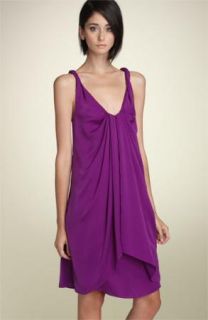 Diane Von Furstenberg Womens Gorgeous Silky Purple Pepet Dress Sz 8