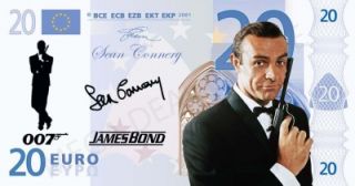 James Bond 007 Sean Connery Signed Collectors Banknote 1