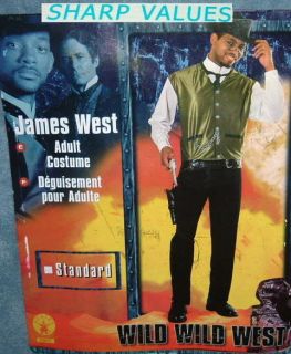 Wild West James Will Smith Halloween Costume Adult New
