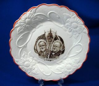 James Kent England Roosevelt Churchill Plate