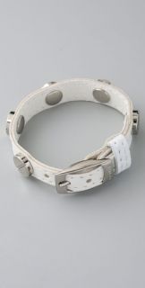 CC SKYE Leather Screw Bracelet