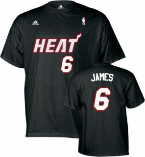 Miami Heat Lebron James Black Jersey T Shirt Sz XXL 2XL