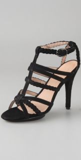 Charlotte Ronson Kate Suede Braided Sandals