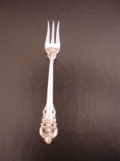 Wallace GRANDE BAROQUE Sterling Silver Cocktail Seafood Fork   CIRCA