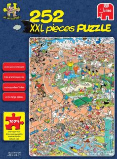 New Jumbo Jigsaw Puzzle 252 Pcs Jan Van Haasteren Sportsday XXL 17218