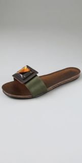 Pelle Moda Brisk Jewel Flat Sandals