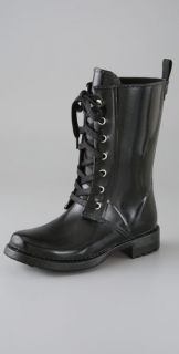 KORS Michael Kors Stow Lace Up Rubber Boots