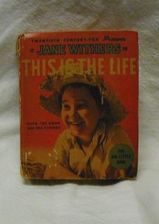 Big Little Book Jane Withers in This Is The Life 1179