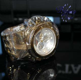 New Invicta 12953 Gold Plated Jason Taylor Bolt Zeus Limited Edition