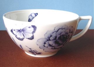 Wedgwood Jasper Conran Blue Butterfly Teacup Tea Cup New