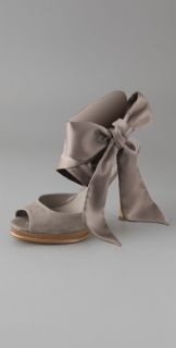 Diane von Furstenberg Eva Scarf Tie Platform Sandals