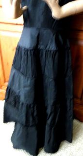  Black Dress Size 9 Laurie Jane Juniors Pleated Crinoline ★