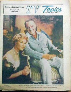 Mar 31 1962 TV Topics Mag Janice Rule Maurice Evans
