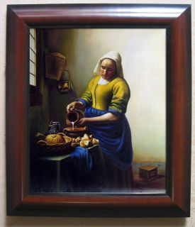 Jan Vermeer The Milkmaid Oil Painting Repro
