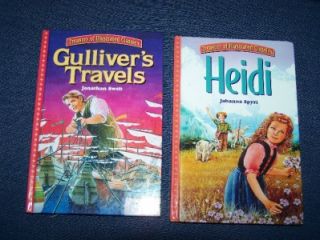  Treasury Of Illustrated Classics Jane Eyre Gullivers Travels Heidi