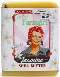 Filthy Farmgirl Soap Jasmine Shea Butter Handmade in Hawaii