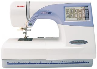 Janome Memory Craft 9500 Computerized Embroidery Sewing Machine + FREE