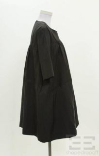 Jason Wu Black Silk Half Sleeve Swing Jacket Resort 2011 Size Medium