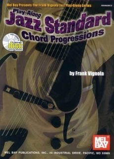 Frank Vignola Play Along Jazz Standard Chord Progressions Book CD New
