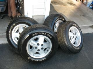 Jeep Wrangler Tires and Wheels Package Like New 15inch