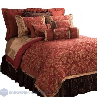 Jennifer Taylor Bacara Bedding Collection in Red King