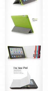 New iPad 3 Mfit 6Colors Jello Cover Case Stand Cover 3rd Jelly Soft