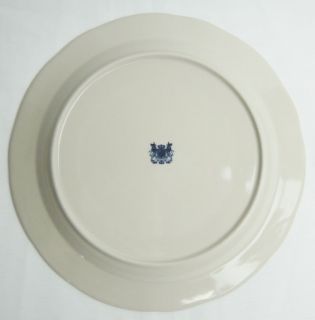 Blue Transferware Porcelain Castle Scene 10 inch Plate