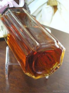 Vintage Lanvin Arpege Glass Perfume Bottle RARE 8 Oz